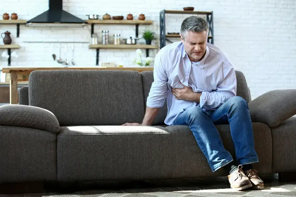 Man-having-chest-pain-due-to-cardiovascular-disorder