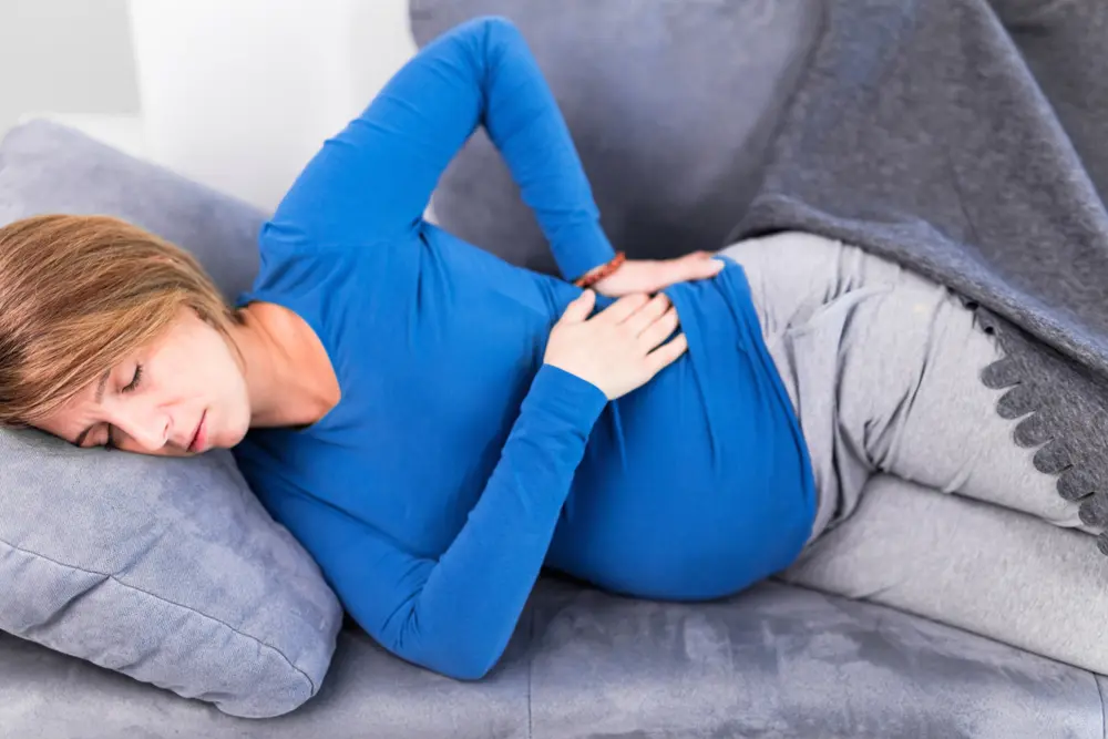Pregnancy-can-cause-pain-around-lower-back-and-hip-area