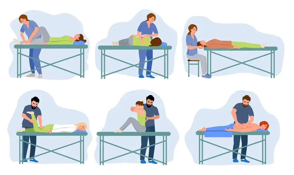 Osteopath-practitioner-performing-treatment-manipulations-or-massaging-their-patients